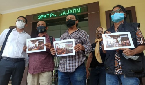 Aktivis 98 Surabaya Laporkan Tiga Pejabat Tinggi Pemprov ke Polda Jatim