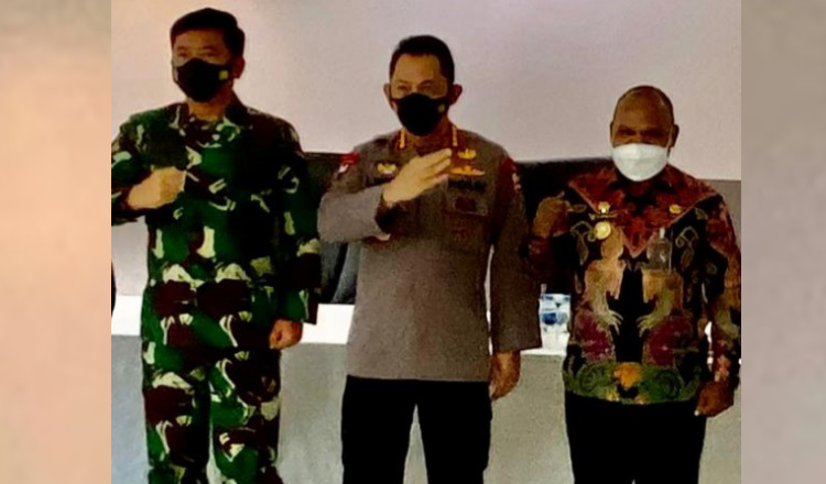 Kapolri dan Panglima TNI Apresiasi Puncak Jaya Dalam Penanganan KKB