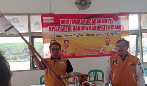 Ivan Rifai Terpilih Jadi Ketua DPC Partai Hanura Kabupaten Ciamis