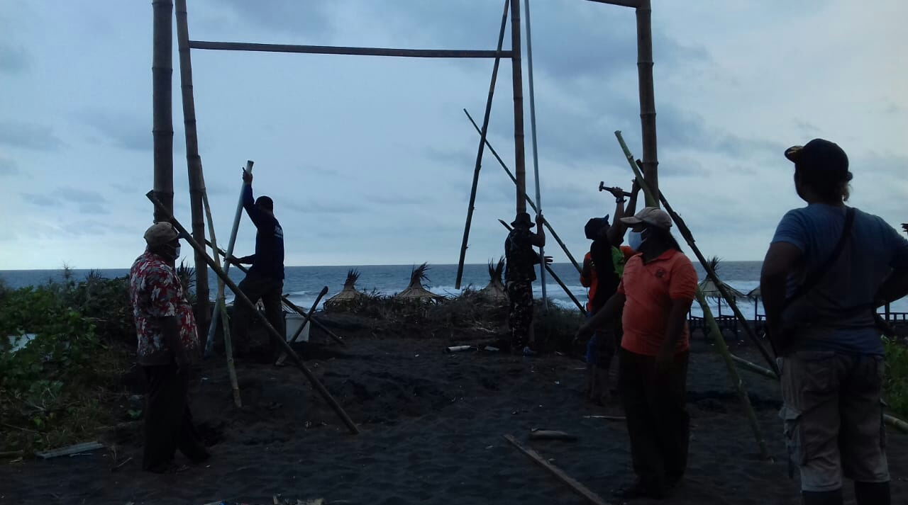 Minimalisir Kecelakaan Laut, SAR Lintas Purworejo Bangun Pos Pantau Mandiri
