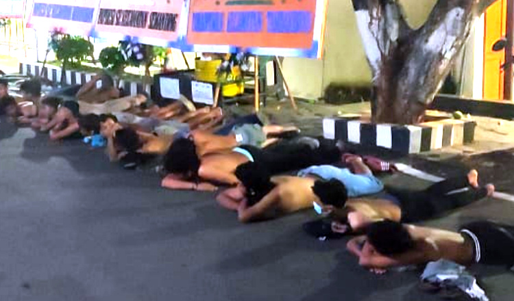 Balap Liar Berujung Tawuran di Tuban, Polisi Amankan 44 Pemuda dan 29 Motor