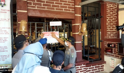 Langgar Instruksi Wali Kota, Dua Rumah Makan di Madiun Ditutup