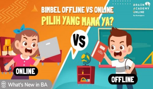 Ini Perbandingan Bimbel Offline vs Online, Kamu Pilih Mana?