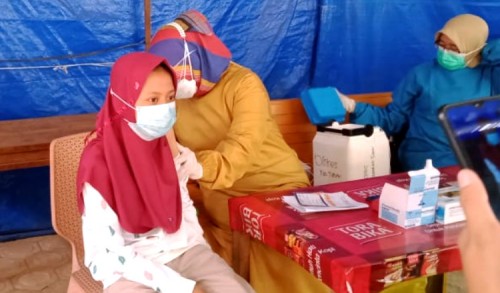 Sudah Uji Klinis, Anak-anak di Tuban Mulai Ikuti Serbuan Vaksinasi Kodim 0811