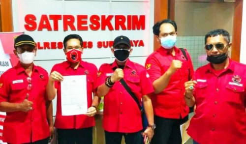 Petinggi PDIP Alami Aksi Vandalisme, Pasukan Banteng Surabaya Laporkan ke Polrestabes