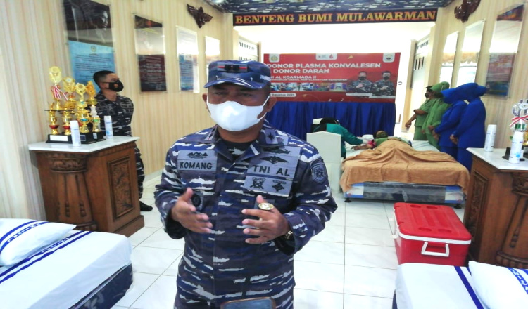 Pangkalan TNI-AL Sangatta Laksanakan Donor Plasma Konvalesen dan Donor Darah