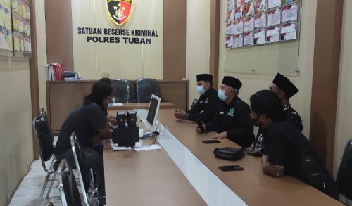 Datangi Polres, Pagar Nusa Tuban Pertanyakan Kasus Pengeroyokan yang Menimpa Anggotanya
