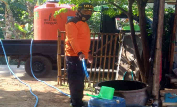 Kekeringan, SAR MTA Purworejo Bantu Air Bersih