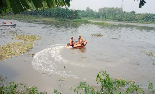 Seorang Pria Tenggelam di Sungai Brantas Jombang