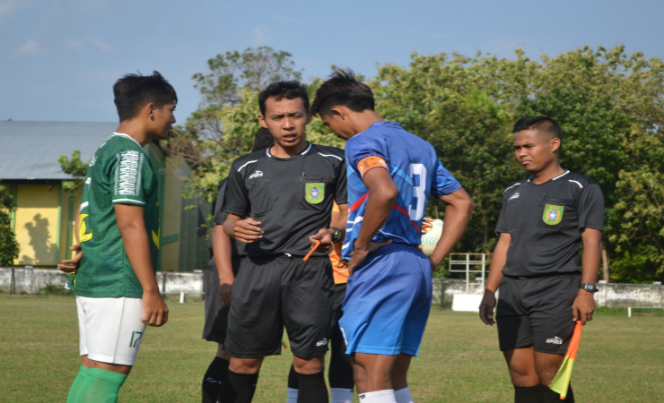Laga Tanding Menyambut Kompetisi Liga 3 Jawa timur ,Klub Rajawali Biru vs  Klub Bajol Ijo Skor 1- 0