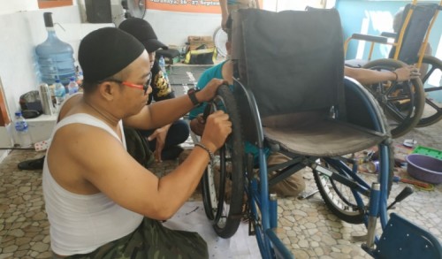 Disable Motorcycle Indonesia Jatim Adakan Pelatihan Servis Kursi Roda