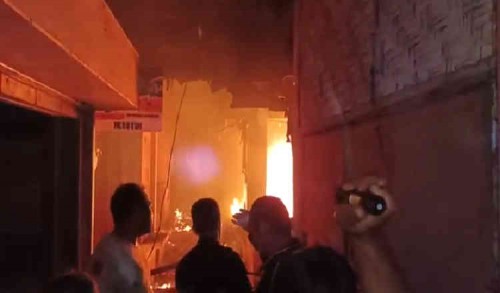 Kebakaran di Pasar Kalibaru Banyuwangi, Diduga Disebabkan Korsleting Listrik
