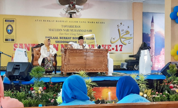 Peringati Mualidin Nabi Muhammad  SAW , Ribuan Warga Shiddiqiyyah Indonesia Gelar Santunan Nasional ke - 17