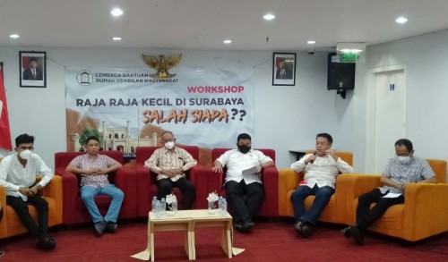 Workshop LBH Surabaya, Warga dan Pelaku Usaha Sesalkan Sikap Pengembang