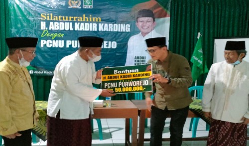 Abdul Kadir Karding Berikan Bantuan Rp 50 juta kepada PCNU Kabupaten Purworejo