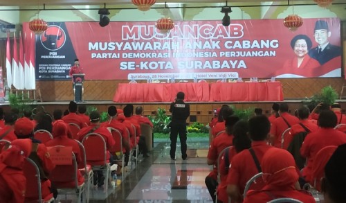 Musancab PDIP Surabaya Perkuat Konsolidasi Hadapi Pemilu 2024