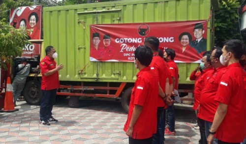 PDIP Surabaya Kirim Bantuan Logistik Tahap Kedua ke Lokasi Bencana Erupsi Semeru