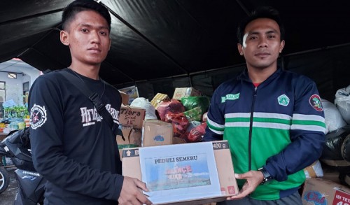 Pendekar Pagar Nusa Sidoarjo, Serahkan Bantuan untuk Korban Semeru