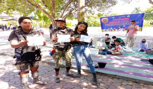 Puluhan Anak Punk di Bondowoso Divaksin, Pelaksanaannya Terapkan Prokes COVID-19 
