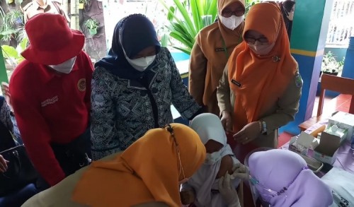 Kepala SD Negeri 7 Ciamis Mengaku Bangga Bisa Dijadikan Pusat Launching Vaksinasi Anak Oleh BIN