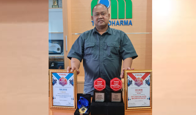 Dipenghujung Tahun, PDAM Jayapura Raih Top Digital Award Bintang Empat