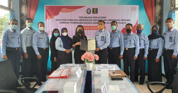Tingkatkan Kuantitas dan Kualitas Program Pembinaan, LPKA Kutoarjo Jalin Kerjasama dengan UNDIP Semarang