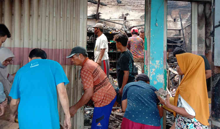 Dampak Kebakaran Pasar Galekan, Kerugian Setiap Pedagang Ditaksir Capai Ratusan Bahkan Miliaran
