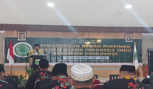MUI Bondowoso Resmi Dilantik, Begini Pesan Wakil Ketua MUI Jatim