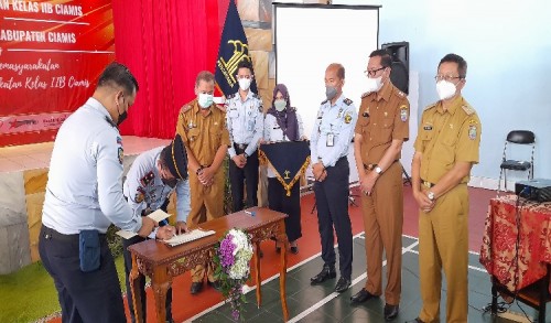 Pertama Di Jawa Barat, Lapas Kelas IIB Ciamis Jalin Kerjasama Dengan Pemerintah Daerah
