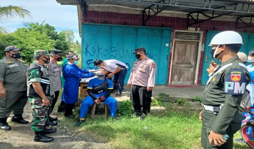 80 Orang Terjaring Razia Saat Operasi Penyekatan di Cilacap