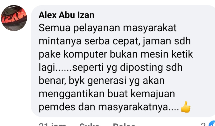 Meski Dinilai Tabrak Aturan, Kebijakan Kades Jatian Dapat Dukungan dari Netizen