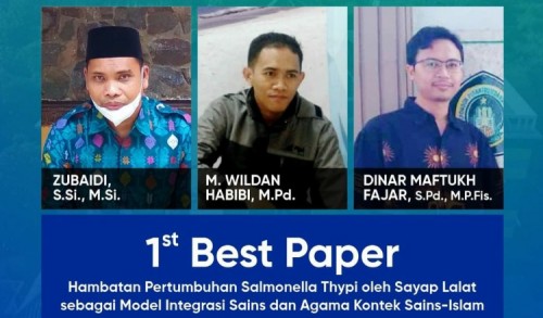 Terinspirasi Hadist Rasul, Dosen UIN KHAS Jember Raih Juara 1 Best Paper Nasional