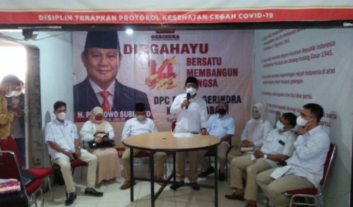 DPC Gerindra Surabaya Ingin Prabowo Kembali Maju di Pilpres 2024