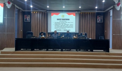 Rapat Paripurna DPRD Bondowoso Bentuk Pansus Pencairan Dana Operasional TP2D