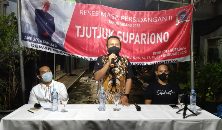 Reses di Simo Mulyo Surabaya, Tjutjuk Terima Berbagai Aduan Warga