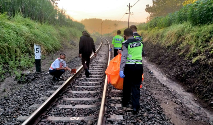 Tertidur Diatas Rel, Remaja Asal Blitar Ditabrak Kereta Api Brawijaya