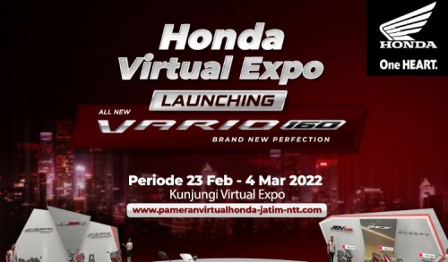 Beli All New Honda Vario 160 di Pameran Virtual, Dapatkan jaket Ekslusive.