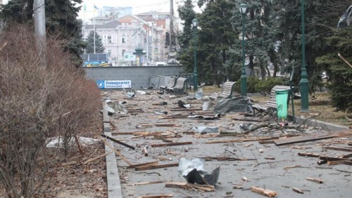 Monumen Holocaust Milik Kaum Yahudi Ukraina Dibombardir Pasukan Rusia