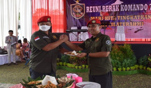 Komando Angkatan 70 Kopassus Gelar Reuni Perak di Cilacap
