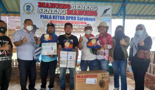 Wartawan Pokja Judes Sabet 2 Juara Lomba Mancing Piala Ketua DPRD Surabaya