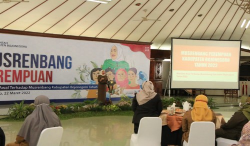 Bupati Bojonegoro Dorong Pembangunan Partisipatif dan Kolaboratif Dalam Musrenbang Perempuan