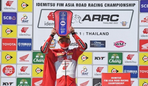 Bikin Bangga, Pebalap Astra Honda Kumandangkan Indonesia Raya di ARRC Buriram