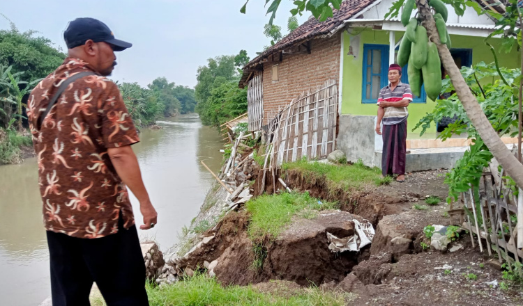 Warga Sukokerto Pajarakan Resah Tanggul Sungai Ambrol Tersapu Banjir