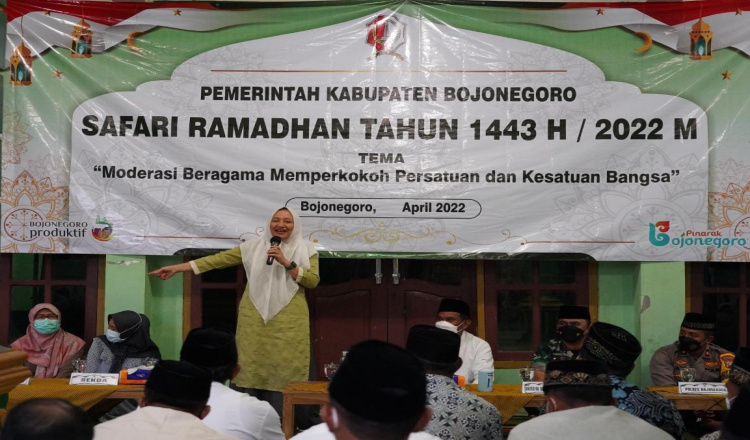 Gelar Safari Ramadhan 1443 H, Bupati Bojonegoro Sosialisasikan Program Pembangunan Berkelanjutan