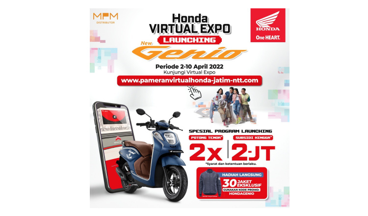 Honda Virtual Exhibition Special Launching New Honda Genio, Dapatkan Subsidi hingga 2 jutaan