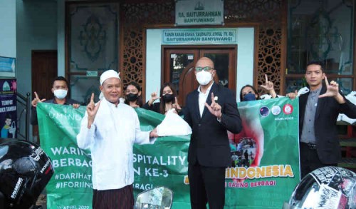 Masuk Tahun ke-3 #1For1ForIndonesia, Waringin Hospitality Tetap Konsisten Berbagi Kebaikan