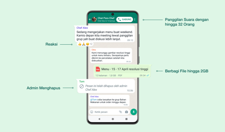 6 Fitur Baru WhatsApp yang Bikin Betah Para Pengguna
