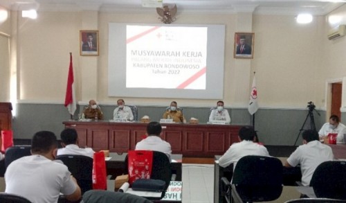 Ikut Musket PMI, Wabup Bondowoso Minta Pengurusnya Kedepankan Kemanusiaan