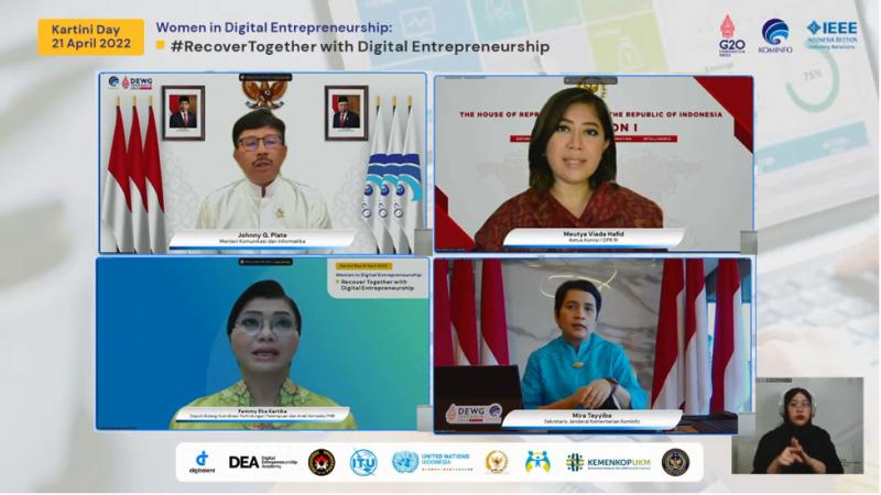 Kolaborasi Setarakan Gender di Indonesia Lewat Kewirausahaan Digital  