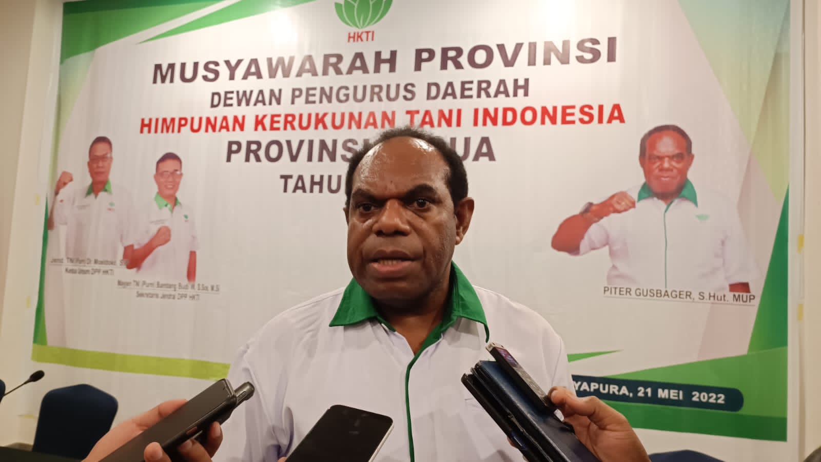 Tanpa Lawan, Piter Gusbager Resmi Pimpinan HKTI Provinsi Papua
